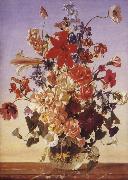 Franz Wolf Summer Bouquet oil painting artist